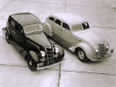 [thumbnail of 1935 Chrysler AirFlow 4-Door Sedan & 1933 AirFlow Prototype Frt Qtr BW.jpg]